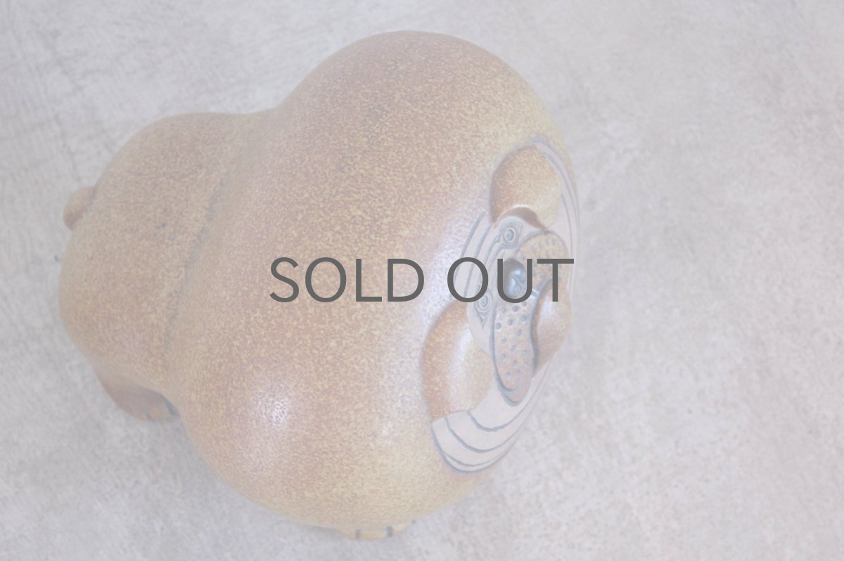 画像6: 北欧ビンテージ雑貨/Lisa Larson /リサ・ラーソン/Kennel/ケンネル/Bulldog/ブルドッグ/Maxi/特大サイズ/ビンテージ品 (6)