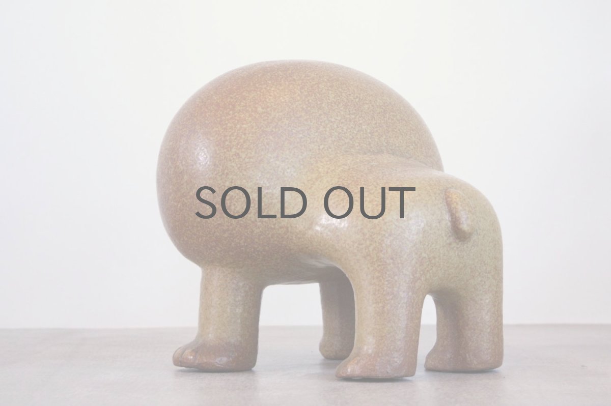 画像4: 北欧ビンテージ雑貨/Lisa Larson /リサ・ラーソン/Kennel/ケンネル/Bulldog/ブルドッグ/Maxi/特大サイズ/ビンテージ品 (4)