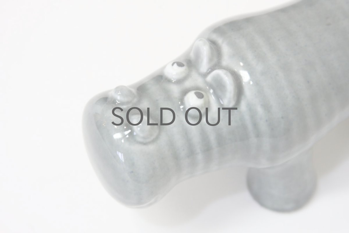 画像3: リサ・ラーソン  大きな動物園 ヴィンテージカバ グレー (3)