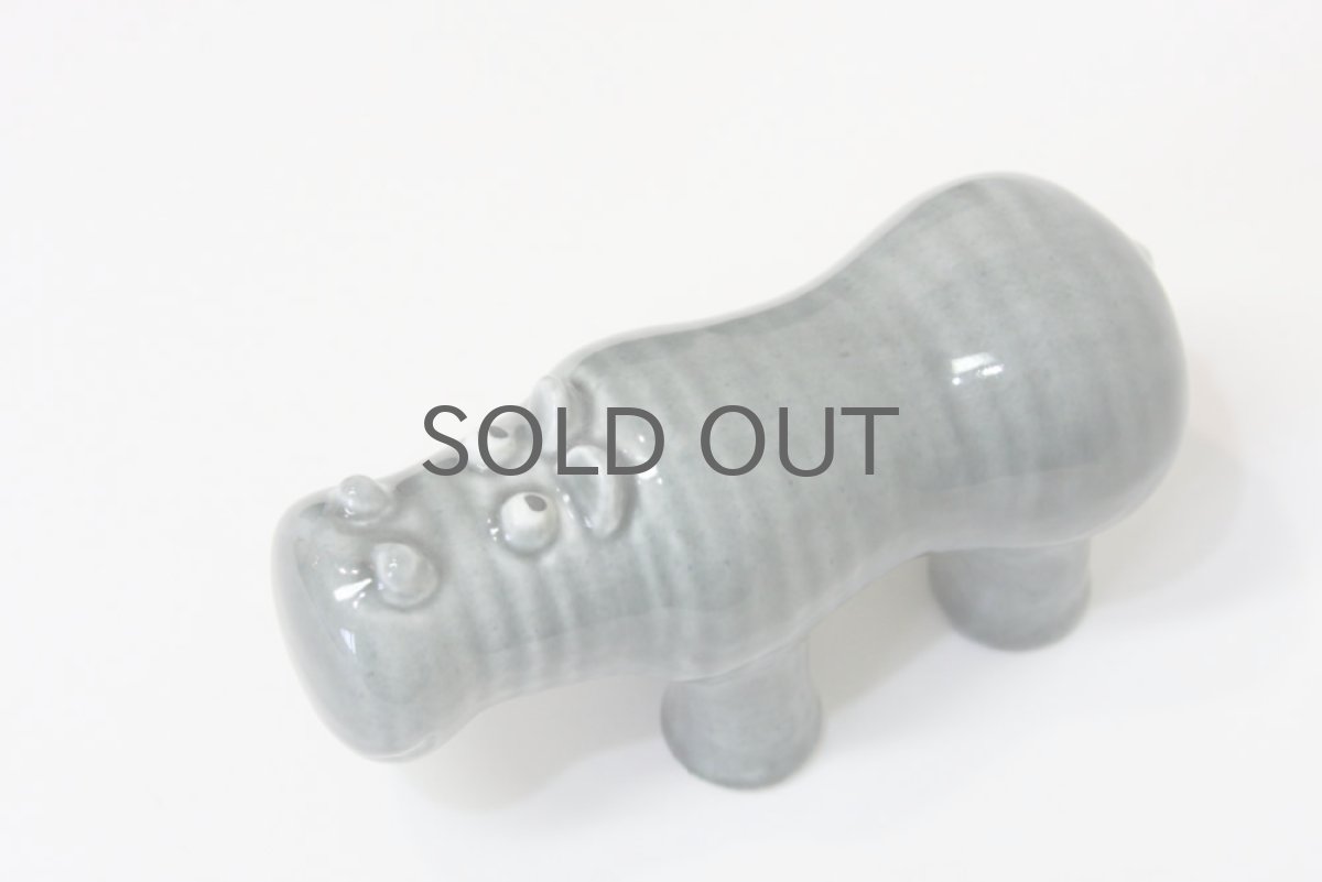 画像2: リサ・ラーソン  大きな動物園 ヴィンテージカバ グレー (2)