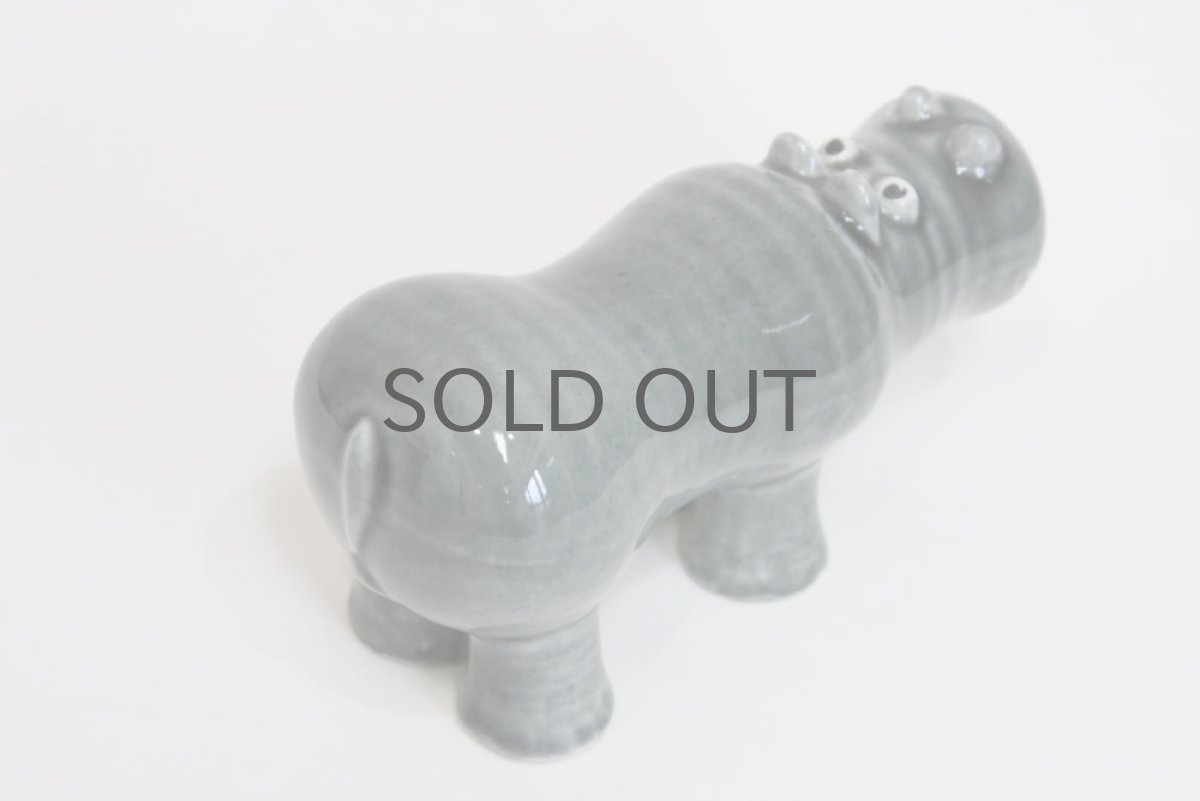 画像4: リサ・ラーソン  大きな動物園 ヴィンテージカバ グレー (4)