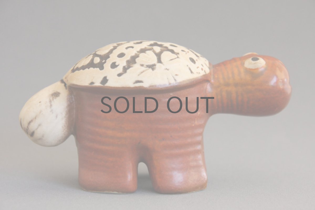 画像4: 北欧雑貨/Lisa Larson リサ・ラーソン アンティーク JURA カメ No.2 (4)