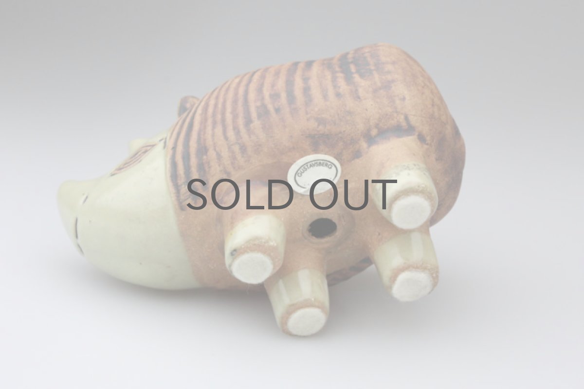 画像5: リサ・ラーソン MENAGERI Noshorning サイ　ヴィンテージ　釉薬 (5)