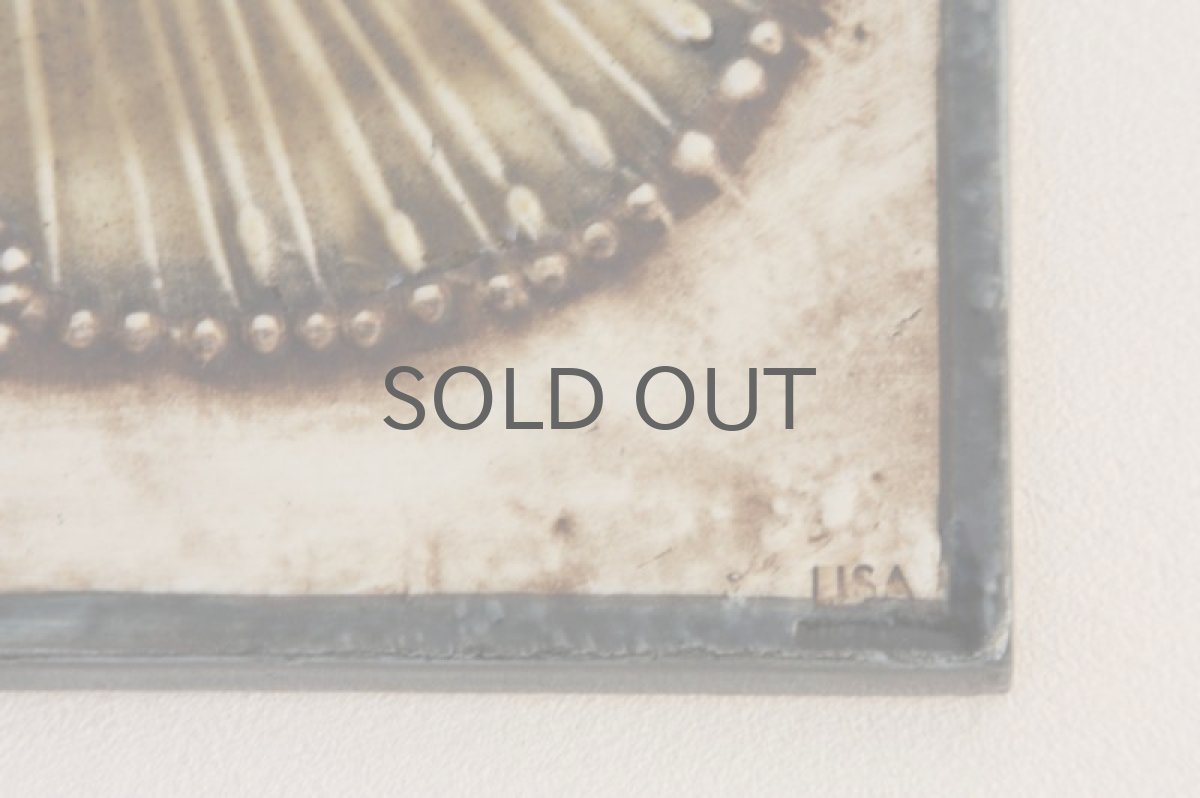 画像4: 北欧雑貨/Lisa Larson リサ・ラーソン アンティーク UNIK CAT ネコ陶板  (4)