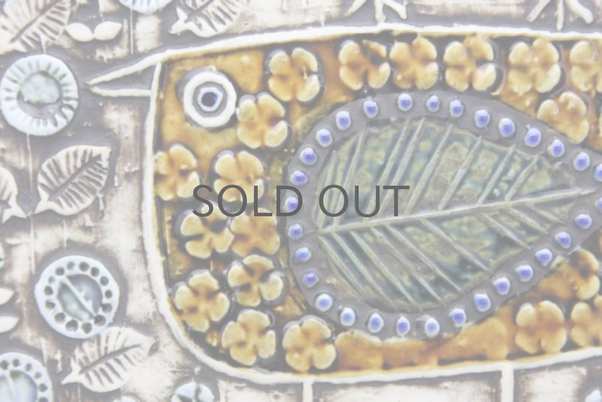 画像3: 北欧雑貨/Lisa Larson リサ・ラーソン アンティーク UNIK Fagler 小鳥陶板  (3)