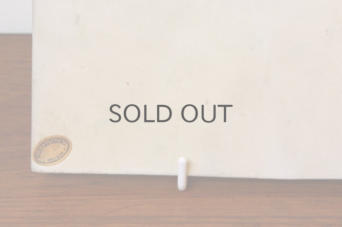 画像5: 北欧雑貨/Lisa Larson リサ・ラーソン アンティーク　UNIK CAT　ネコ陶板 ブルーアイ　 (5)