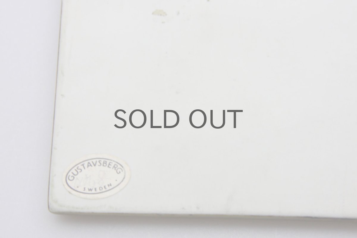 画像5: 北欧雑貨/Lisa Larson リサ・ラーソン アンティーク UNIK CAT ネコ陶板 ブルーアイ  (5)