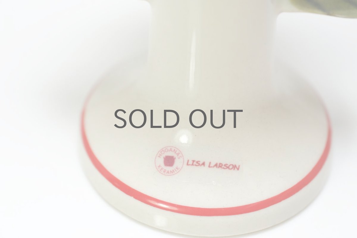 画像6: 北欧ビンテージ/Lisa Larson/リサ・ラーソン/HOGANAS KERAMIK/チューリップキャンドルホルダー/No.2 (6)