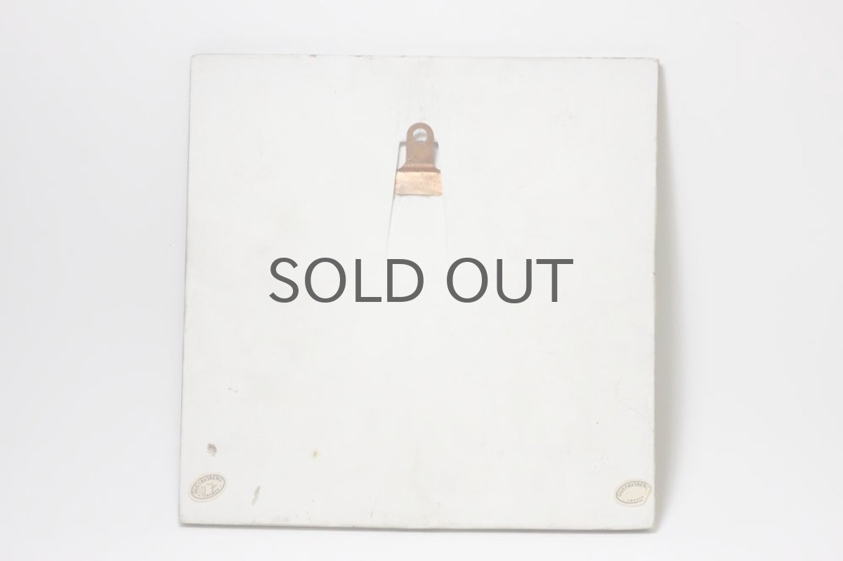 画像5: ビンテージ北欧雑貨/Lisa Larson/リサ・ラーソン/アンティーク/UNIK Fagler/小鳥陶板/ブルー (5)