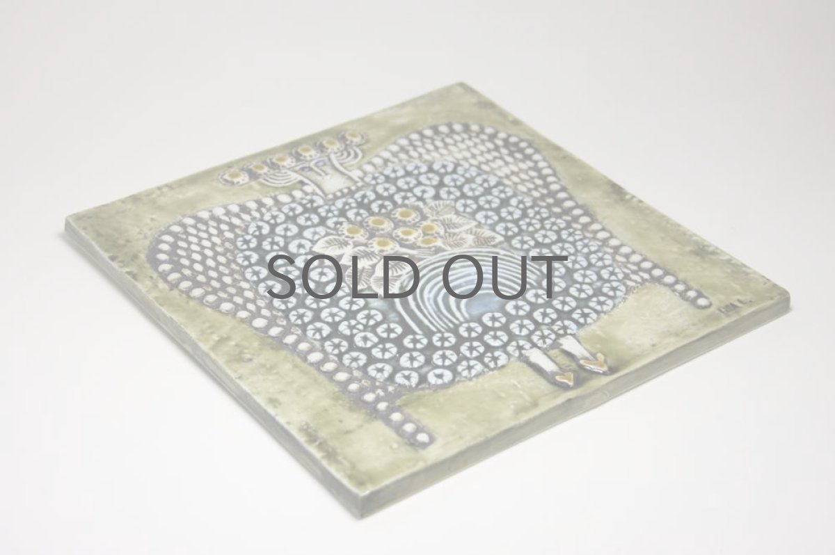 画像4: 北欧雑貨/Lisa Larson リサ・ラーソン アンティーク　UNIK Dam陶板 (4)