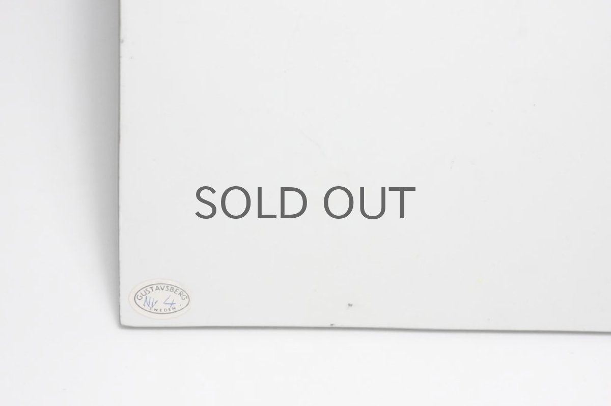 画像5: 北欧雑貨/Lisa Larson リサ・ラーソン アンティーク　UNIK リーフ陶板 (5)