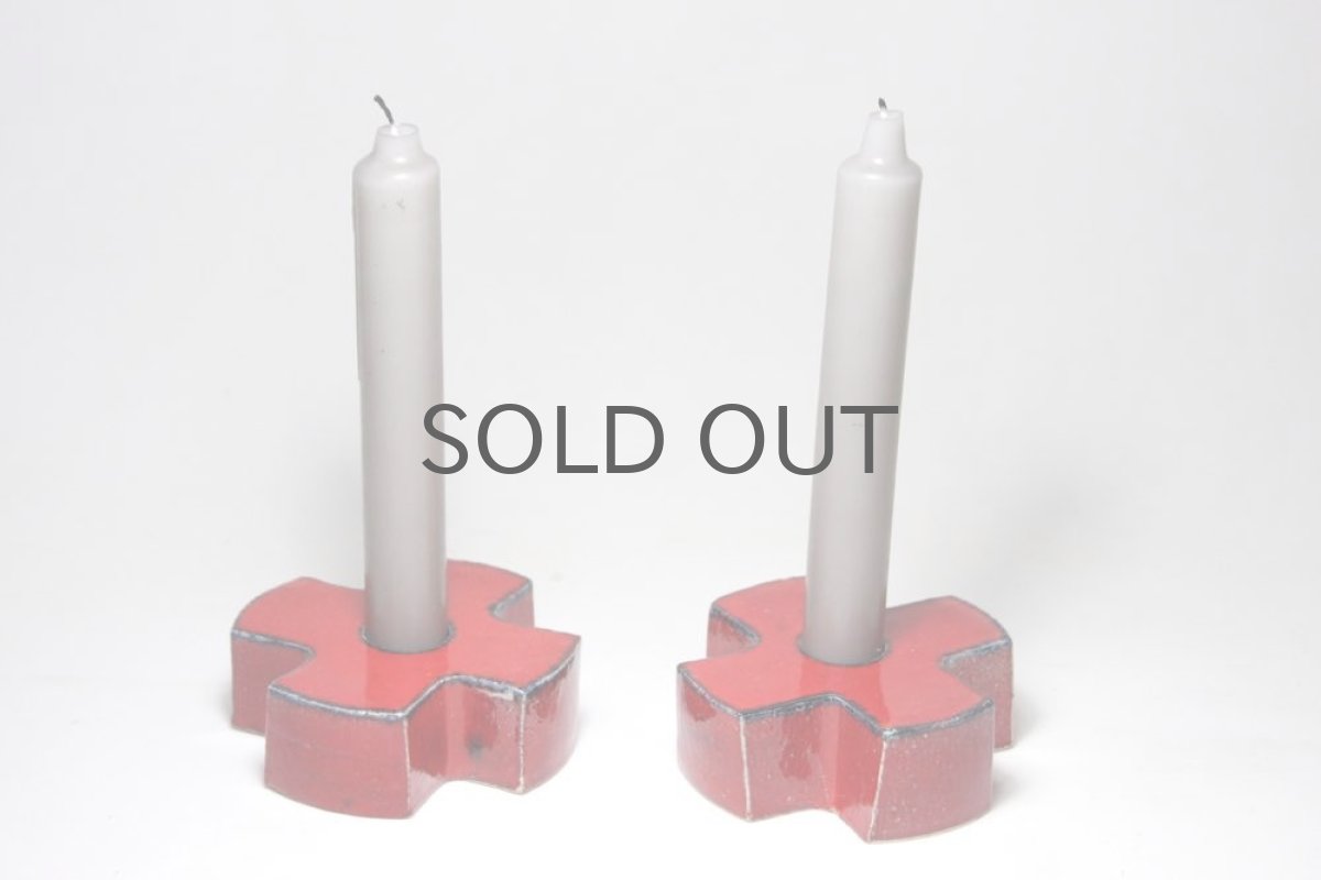 画像5: お値下げ/SALE/リサ・ラーソン/ヴィンテージ/キャンドルホルダー/Strong/レッド (5)