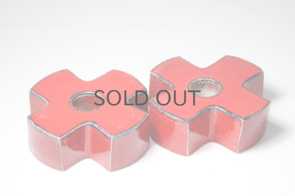 画像3: お値下げ/SALE/リサ・ラーソン/ヴィンテージ/キャンドルホルダー/Strong/レッド (3)