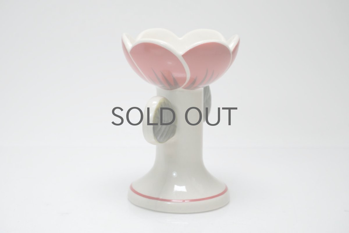 画像2: 北欧ビンテージ/Lisa Larson/リサ・ラーソン/HOGANAS KERAMIK/チューリップキャンドルホルダー (2)