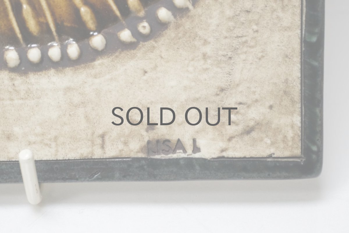 画像3: 北欧ビンテージ雑貨/Lisa Larson/リサ・ラーソン/アンティーク/UNIK/Katt/丸ネコ陶板 (3)