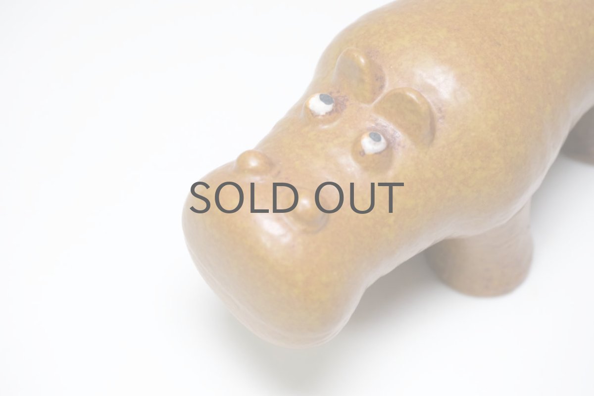 画像2: 北欧ビンテージ/リサ・ラーソン/ビンテージ/大きな動物園/カバ＆小鳥の親子/Stora Zoo (2)