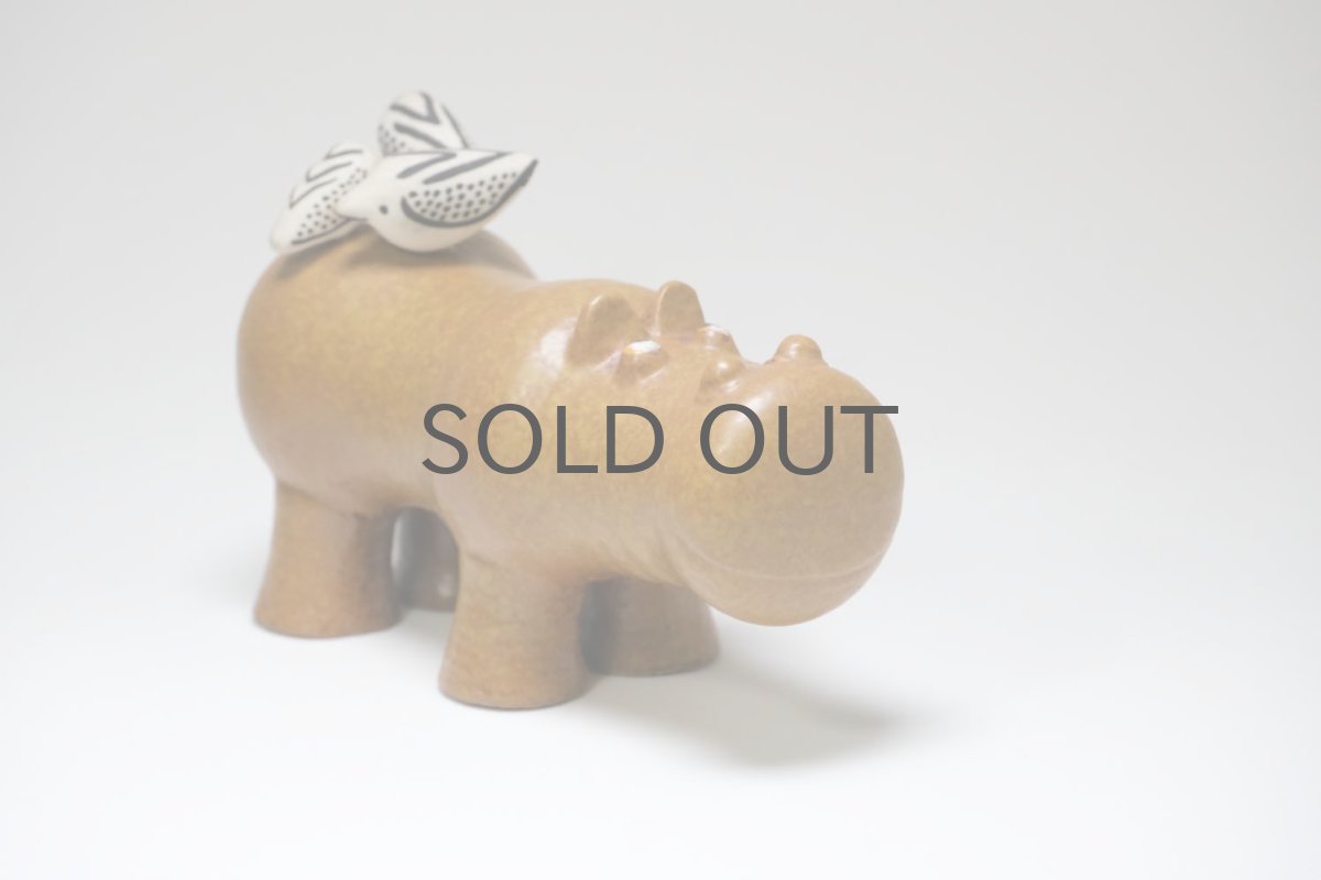 画像9: 北欧ビンテージ/リサ・ラーソン/ビンテージ/大きな動物園/カバ＆小鳥の親子/Stora Zoo (9)