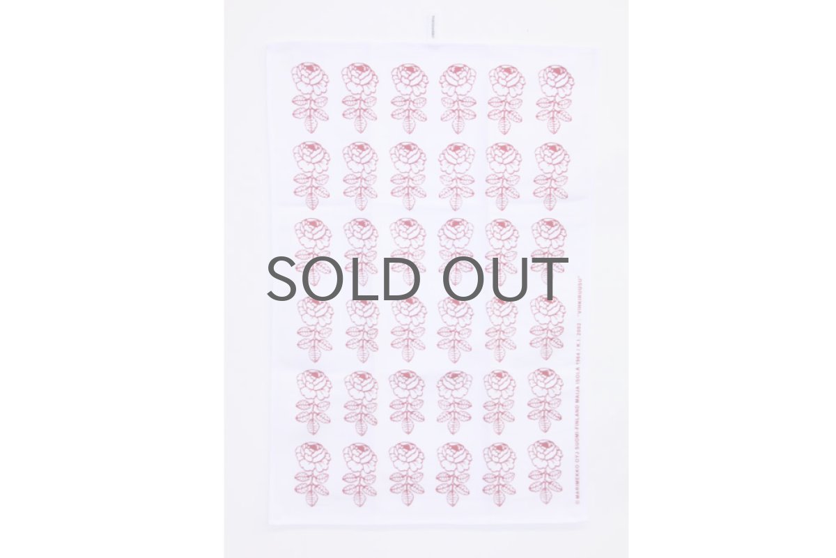 画像2: marimekko/マリメッコ VIHKIRUUSU キッチンタオル ティータオル レッド (2)