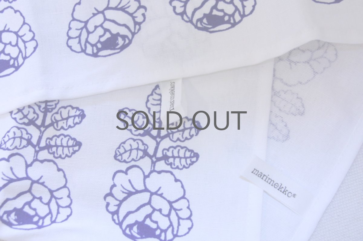 画像5: marimekko/マリメッコ VIHKIRUUSU キッチンタオル ティータオル ブルー (5)