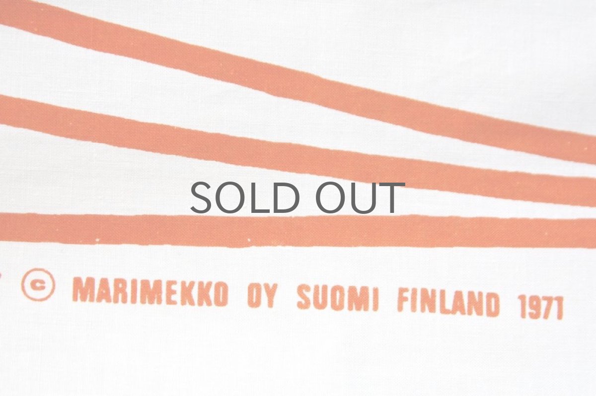 画像5: 北欧ビンテージファブリック/marimekko/マリメッコ/1971年/PURO/Katsuji Wakisaka (5)