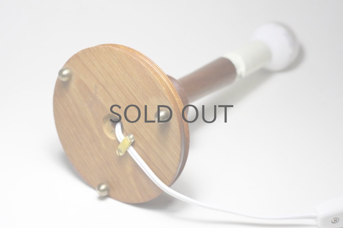 画像5: テーブルライト チーク+マリメッコシェード  unikkoウニッコ ブルー (5)