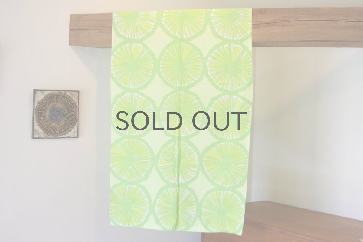 画像2: 北欧ヴィンテージテキスタイル merimekkoマリメッコ appelsiini アペルシーニ ヴィンテージファブリック (2)