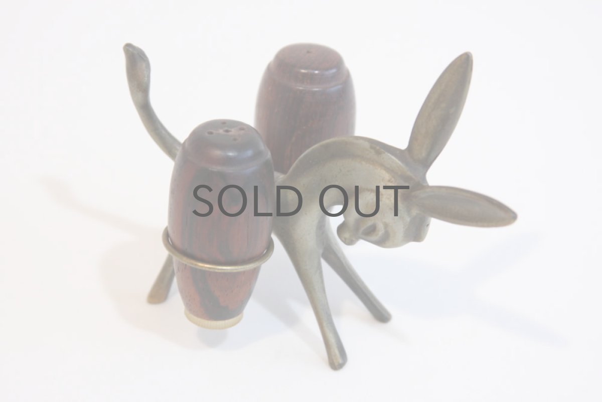 画像3: スウェーデンの蚤の市で見つけた　ロバのソルト＆ペッパー (3)