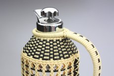 画像3: スウェーデン製　ヴィンテージ魔法瓶 アイボリー×クロ　編みカヴァー (3)
