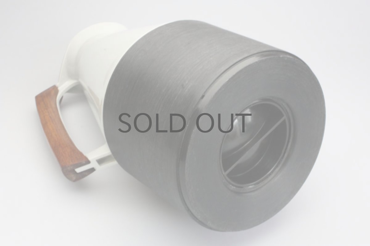 画像4: スウェーデン製　ヴィンテージ魔法瓶 チークハンドル　ライトグレー (4)