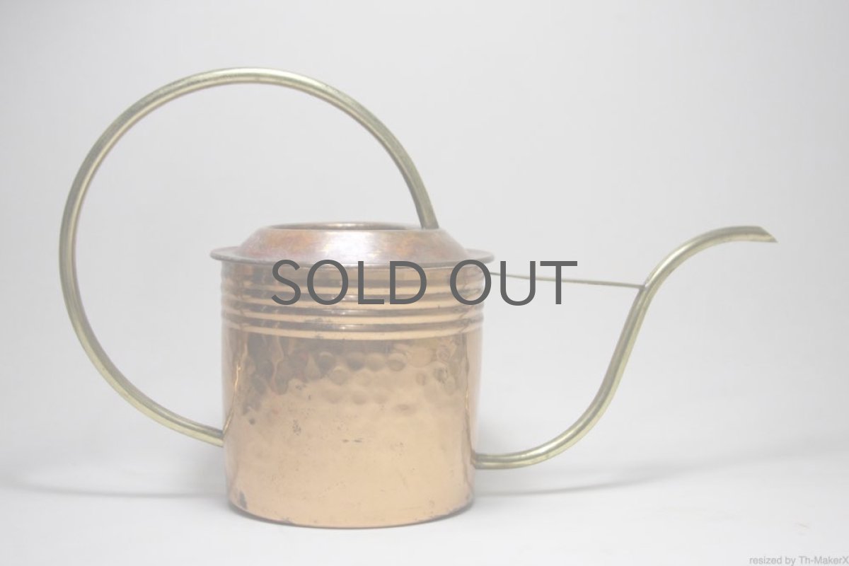 画像2: スウェーデン／ブラス（真鍮）のヴィンテージ水差し／細口ジョーロ／No.1 (2)