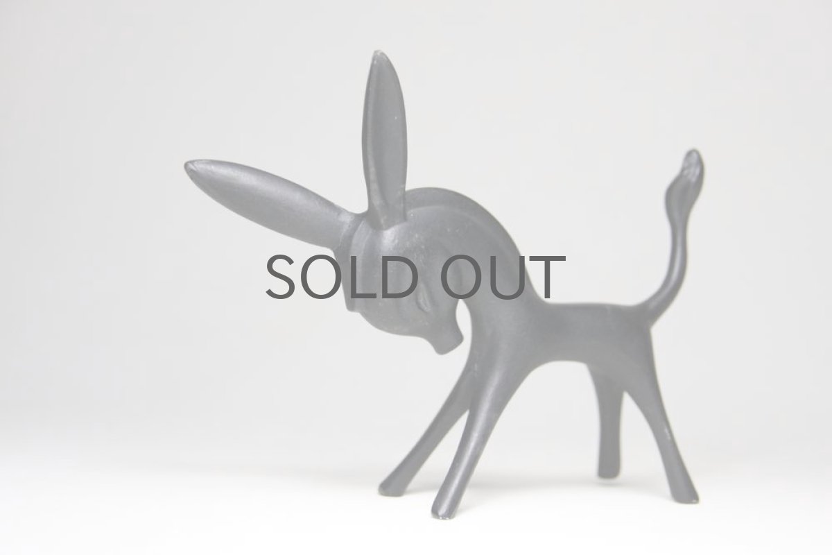 画像2: スウェーデン/ロバのオブジェ/メタル製 (2)