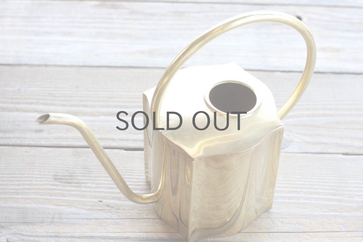 画像2: スウェーデン／ブラス（真鍮）のヴィンテージ水差し／細口ジョーロ (2)