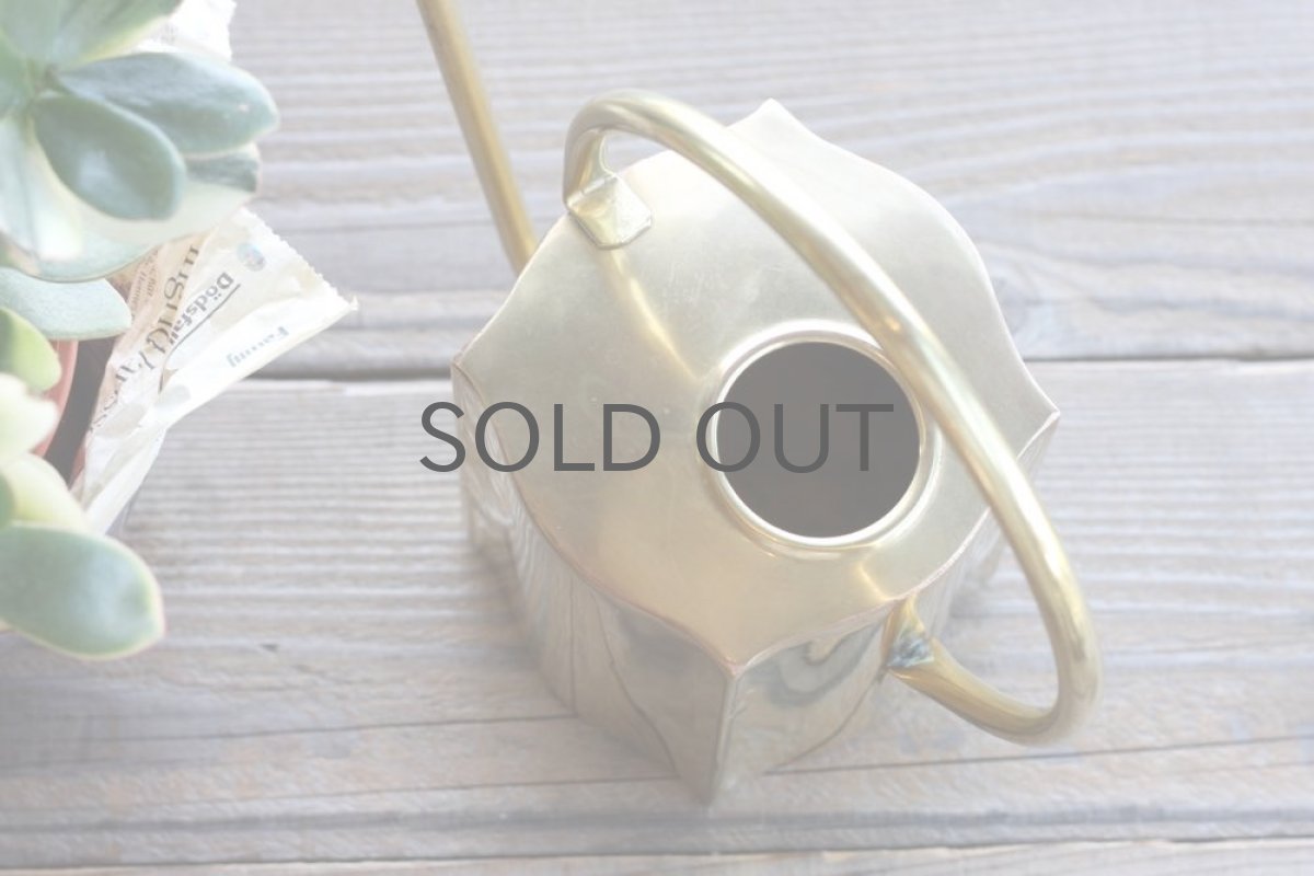 画像3: スウェーデン／ブラス（真鍮）のヴィンテージ水差し／細口ジョーロ (3)