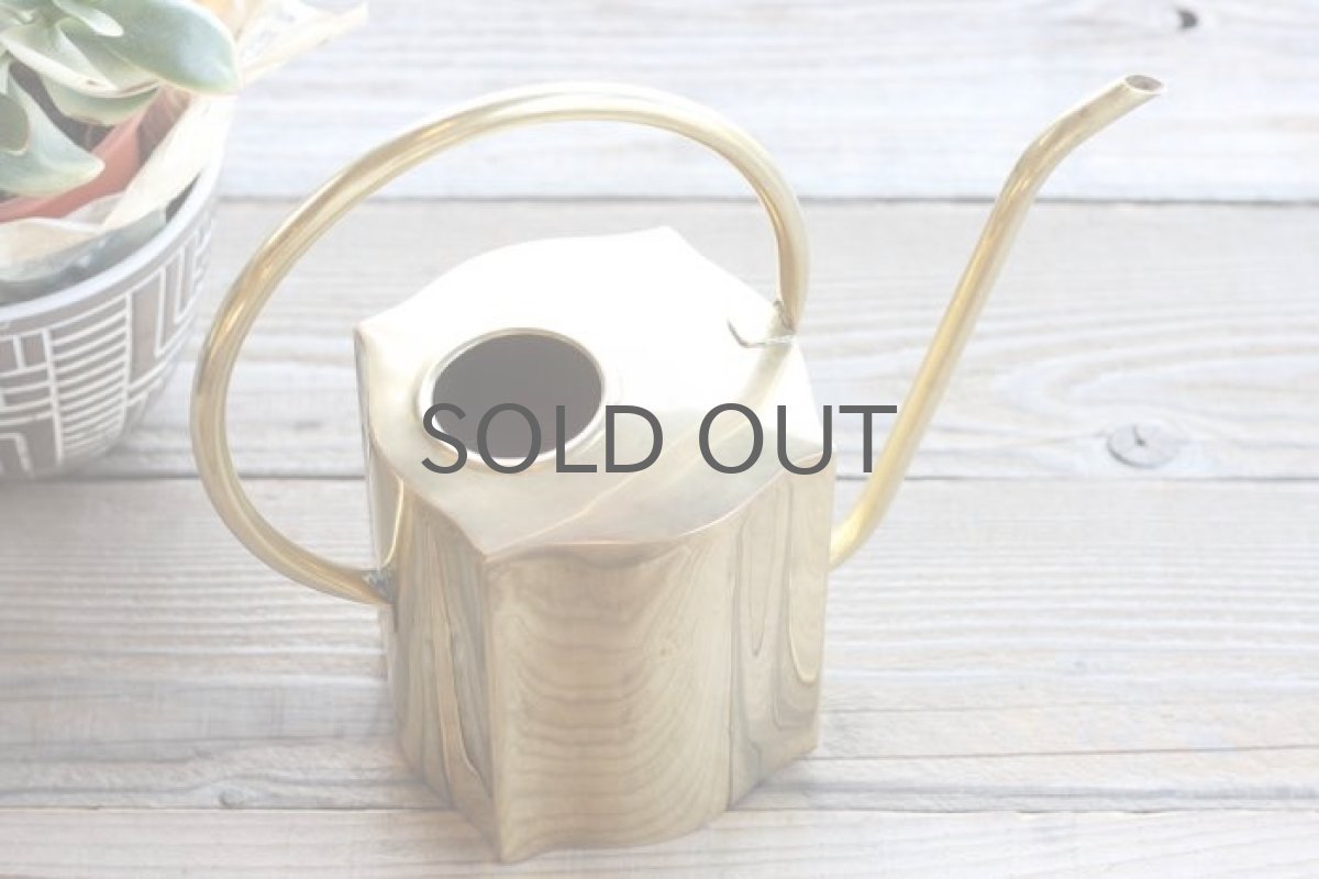 画像4: スウェーデン／ブラス（真鍮）のヴィンテージ水差し／細口ジョーロ (4)