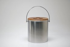 画像1: 北欧ビンテージ/デンマーク/stelton/ステルトン/チーク蓋アイスバスケット（アイスペール） (1)