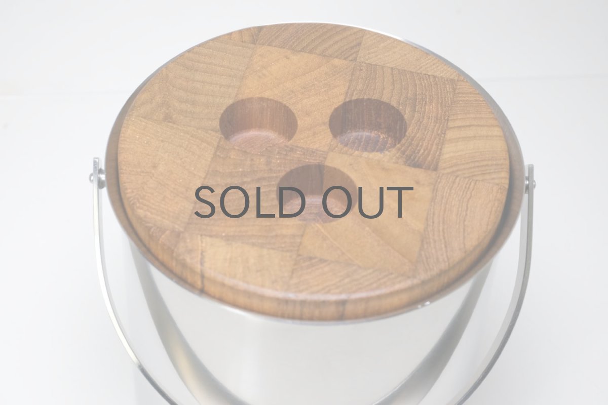 画像5: 北欧ビンテージ/デンマーク/stelton/ステルトン/チーク蓋アイスバスケット(アイスペール) (5)