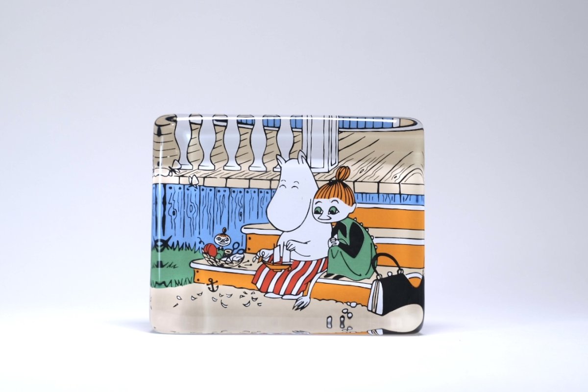 画像1: iittala/イッタラ /ムーミン/Moominmamma and the Bark Boat/グラスカード/2002-2005年/Sサイズ (1)