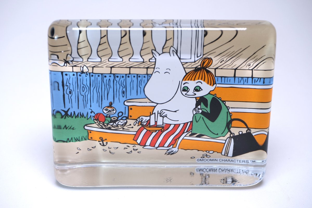 画像2: iittala/イッタラ /ムーミン/Moominmamma and the Bark Boat/グラスカード/2002-2005年/Sサイズ (2)