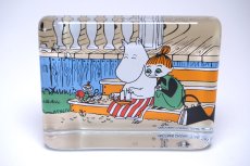 画像2: iittala/イッタラ /ムーミン/Moominmamma and the Bark Boat/グラスカード/2002-2005年/Sサイズ (2)