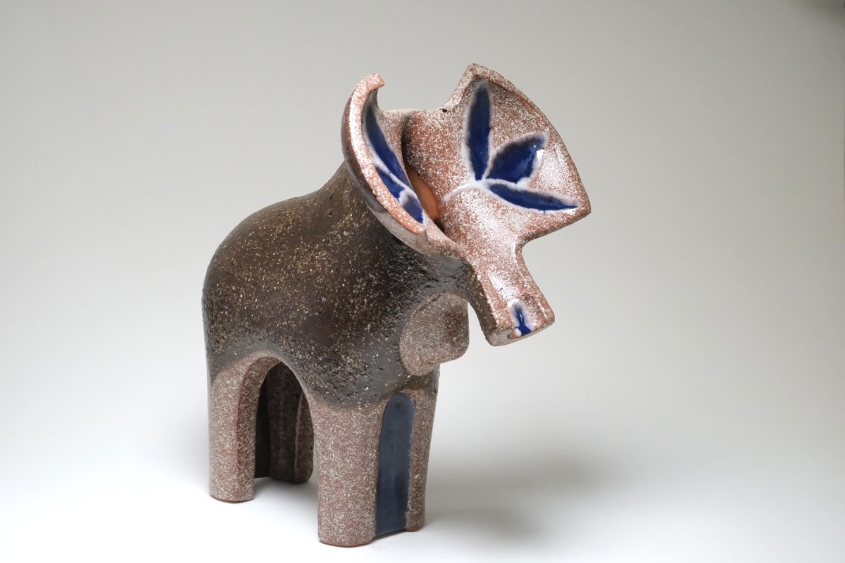 画像5: スウェーデン/Nittsjo/ニトジョ窯/Thomas Hellström/トーマス・ヘルストローム/ムース（ヘラジカ） (5)