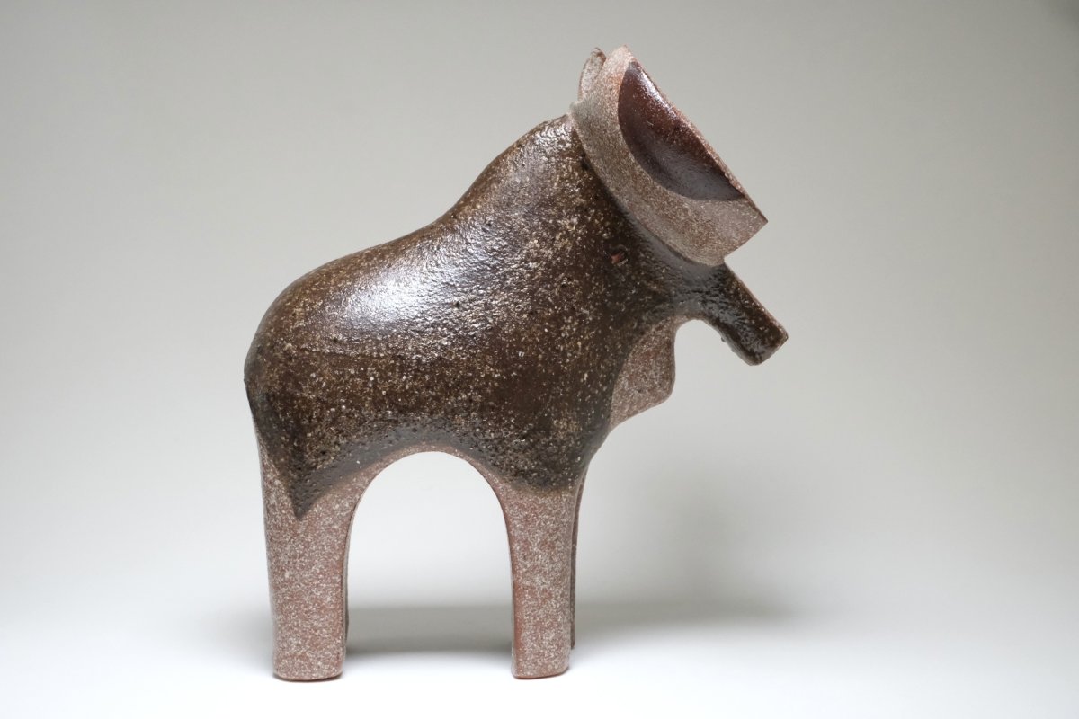 画像6: スウェーデン/Nittsjo/ニトジョ窯/Thomas Hellström/トーマス・ヘルストローム/ムース（ヘラジカ） (6)