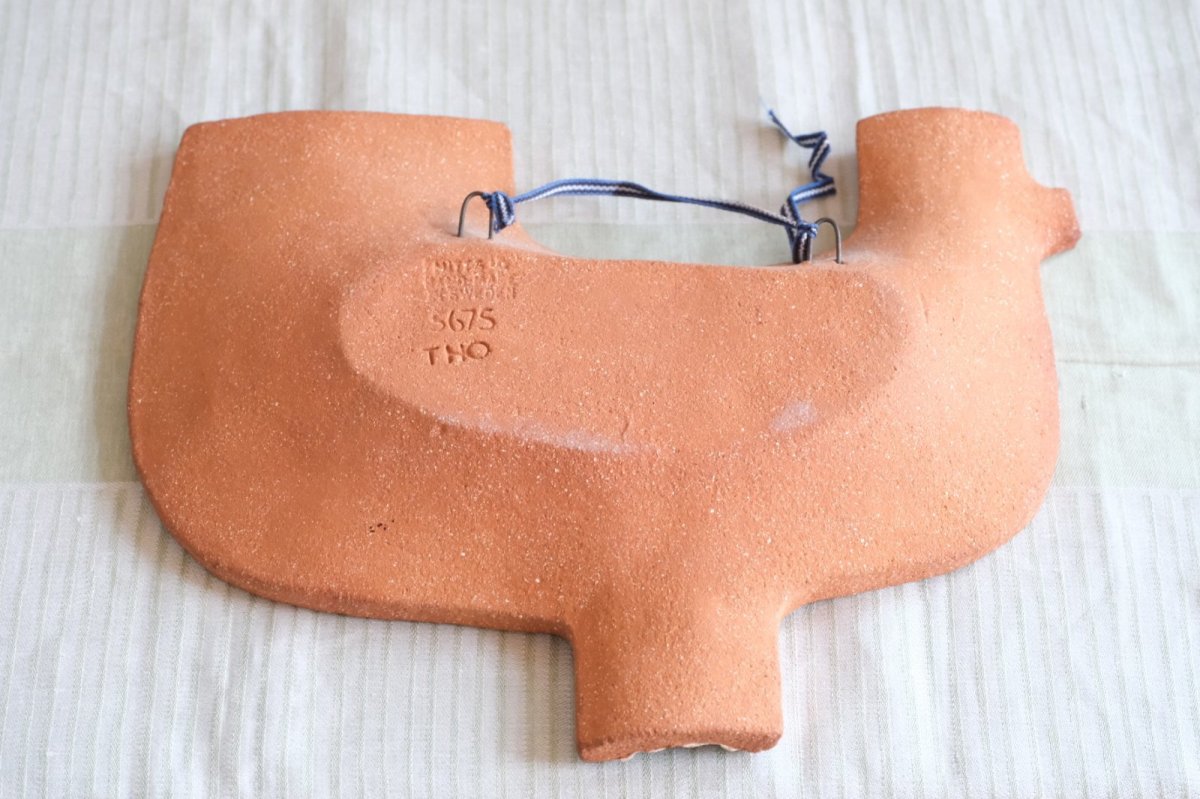 画像7: スウェーデン/Nittsjo/ニトジョ窯/Thomas Hellström/トーマス・ヘルストローム/陶板/壁飾り/バード (7)