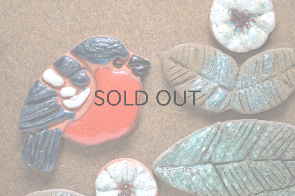 画像3: スウェーデン/Nittsjo/ニトジョ窯/Thomas Hellström/トーマス・ヘルストローム/赤い小鳥 (3)