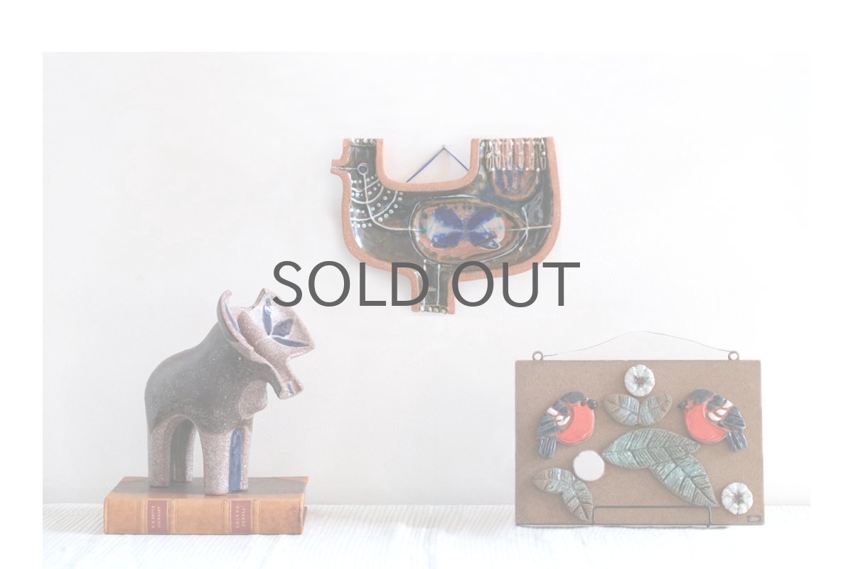 画像11: スウェーデン/Nittsjo/ニトジョ窯/Thomas Hellström/トーマス・ヘルストローム/赤い小鳥 (11)