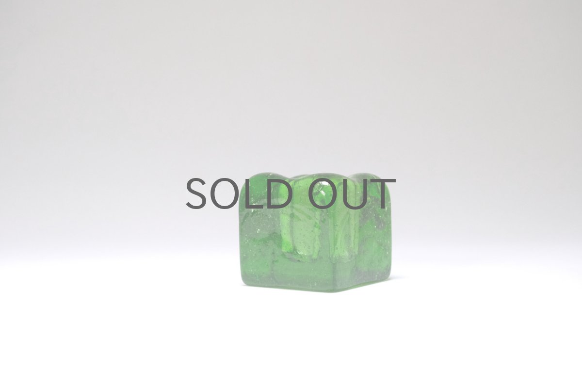 画像3: 北欧ガラス/Oiva Toikka/オイバ・トイッカ/Nuutajarvi/ヌータヤルヴィ/IGLU/イグルー/キャンドルホルダー/グリーン/No.1 (3)