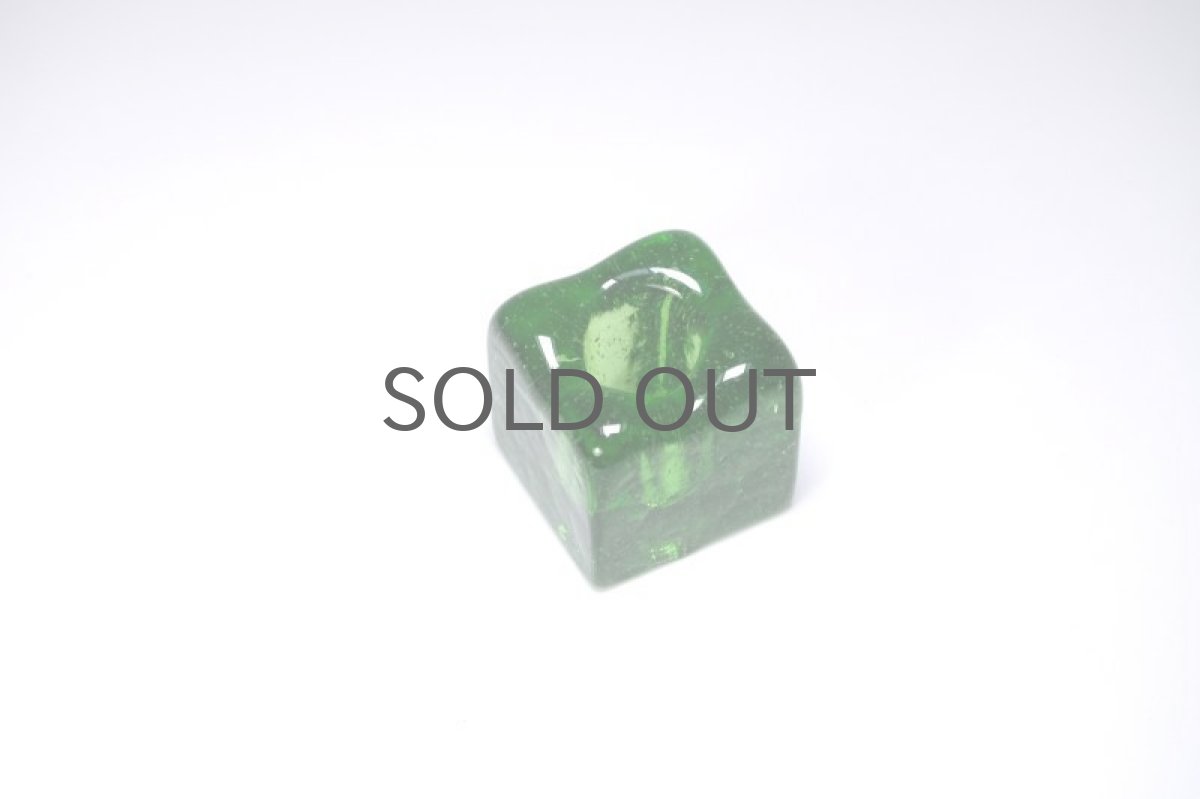 画像2: 北欧ガラス/Oiva Toikka/オイバ・トイッカ/Nuutajarvi/ヌータヤルヴィ/IGLU/イグルー/キャンドルホルダー/グリーン/No.1 (2)