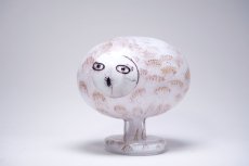画像1: 北欧アートガラス/ビンテージガラス/Oiva Toikka/オイバ・トイッカ/Nuutajarv/ヌータヤルヴィ/Birds/バード/Lapplands Owl/ラップランドオウル (1)