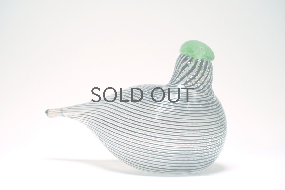 画像2: 北欧アートガラス/ビンテージガラス/Oiva Toikka/オイバトイッカ/イッタラ/Nuutajarvi/ヌータヤルヴィ/Huitti/Crake/クレイク/1998-2002年 (2)