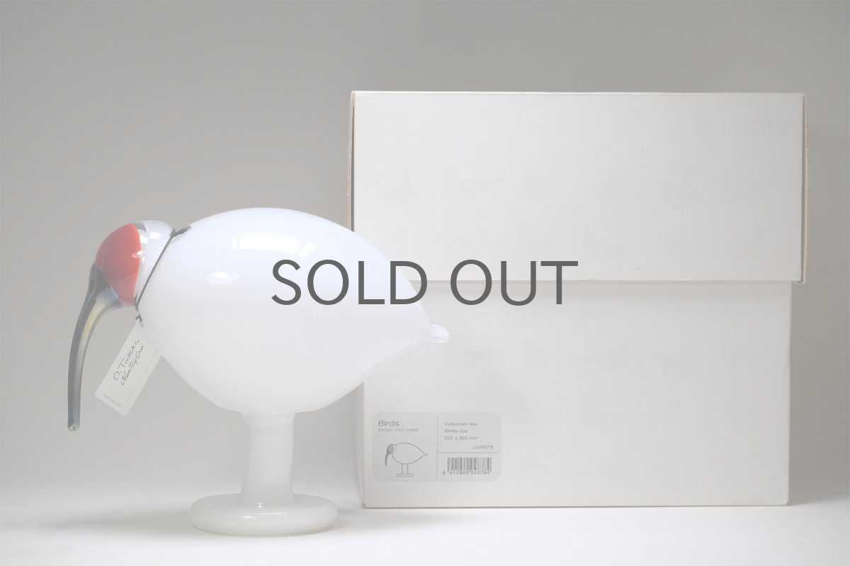 画像9: 北欧アートガラス/ビンテージガラス/Oiva Toikka/オイバ・トイッカ/Nuutajarvi/ヌータヤルヴィ/初期の白トキ/White Ibis/ホワイトアイビス/2005年 (9)