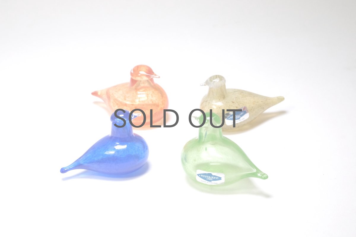 画像6: 北欧アートガラス/iittala/イッタラバード/Oiva Toikka/オイバトイッカ/Hippiainen/ヒッピアイネン/Golden-Crested Kinglet/ジンジャーカラー (6)